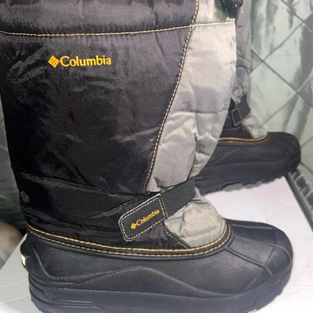 Columbia YC1145-013 Boots Powderbug Plus Black Treasure Kids‎ Size 7